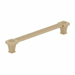 Richelieu Hardware Verona Collection 7-9/16 in. (192 mm) Center-to-Center Champagne Bronze Transitional Drawer Pull