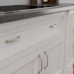 Richelieu Hardware Arezzo Collection 5-1/16 in. (128 mm) Center-to-Center Brushed Nickel Traditional Drawer Pull -Copper Creek Shop richelieu hardware drawer pulls bp8855128195 31 1000