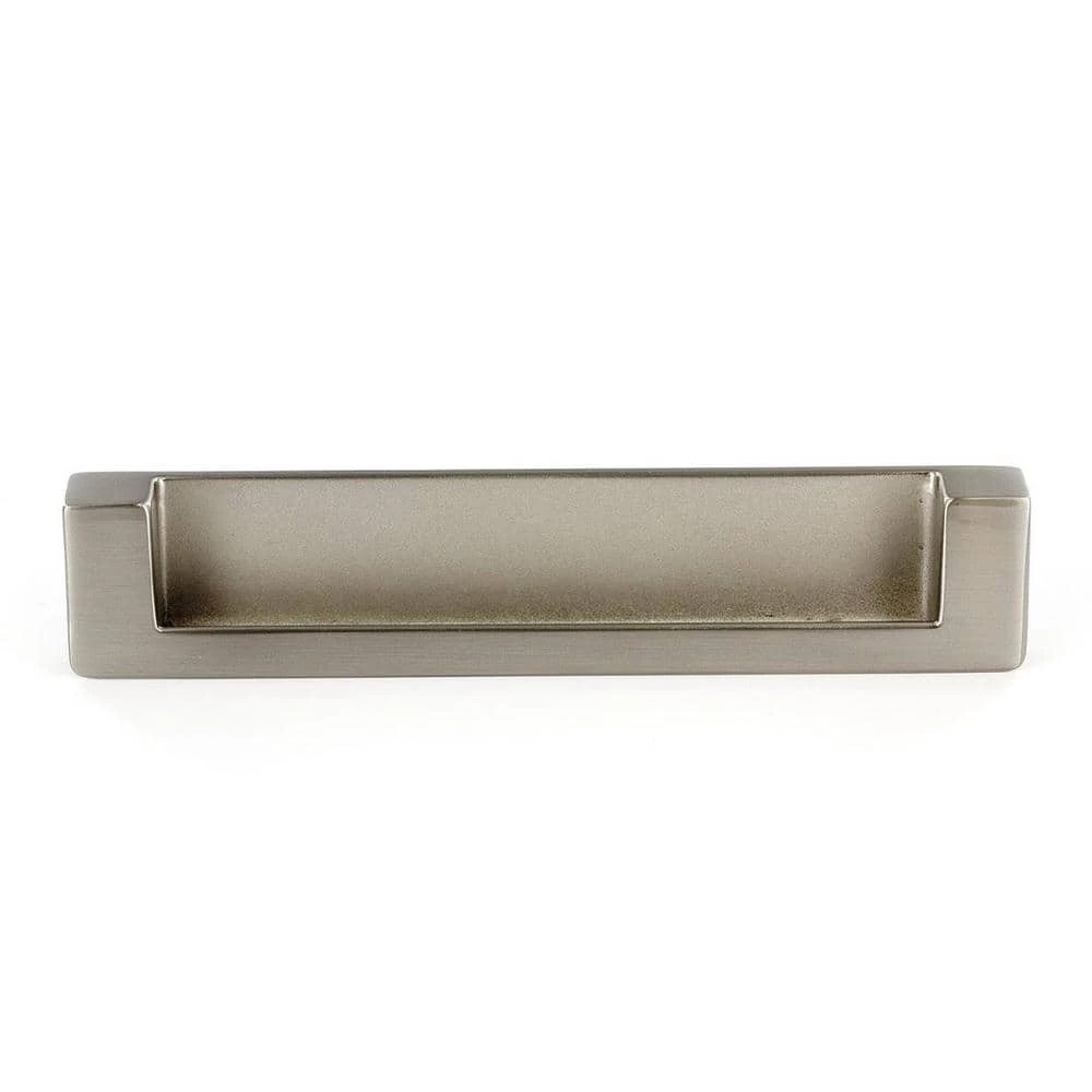 Richelieu Hardware 5-1/16 in. (128 mm) Center-to-Center Brushed Nickel Contemporary Drawer Recessed Pull 4 Richelieu Hardware 5-1/16 in. (128 mm) Center-to-Center Brushed Nickel Contemporary Drawer Recessed Pull - Image 2
