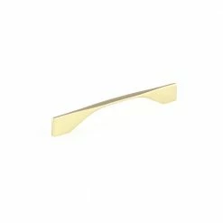 Copper Creek Shop 26 Richelieu Hardware Creston Collection 6-5/16 in. to 7-9/16 in. (160 mm to 192 mm) Center-to-Center Brushed Gold Contemporary Drawer Pull