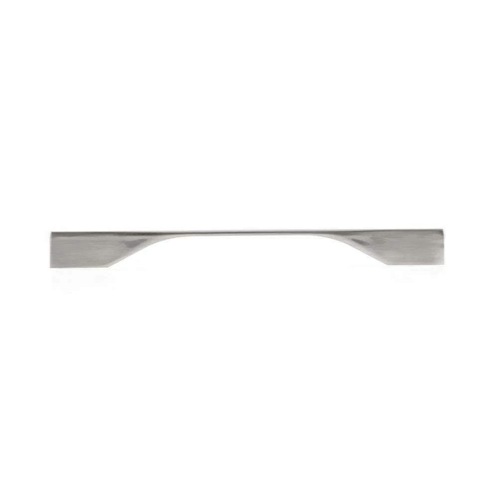 Richelieu Hardware Creston Collection 8-13/16 in. to 10-1/8 in. (224 mm to 256 mm) Center-to-Center Brushed Nickel Contemporary Drawer Pull 5 Richelieu Hardware Creston Collection 8-13/16 in. to 10-1/8 in. (224 mm to 256 mm) Center-to-Center Brushed Nickel Contemporary Drawer Pull - Image 3