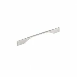 Richelieu Hardware Creston Collection 8-13/16 in. to 10-1/8 in. (224 mm to 256 mm) Center-to-Center Brushed Nickel Contemporary Drawer Pull