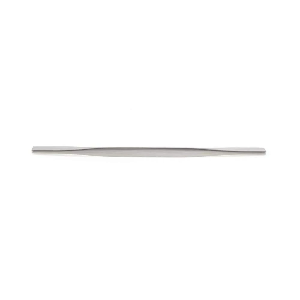 Richelieu Hardware Creston Collection 8-13/16 in. to 10-1/8 in. (224 mm to 256 mm) Center-to-Center Brushed Nickel Contemporary Drawer Pull 4 Richelieu Hardware Creston Collection 8-13/16 in. to 10-1/8 in. (224 mm to 256 mm) Center-to-Center Brushed Nickel Contemporary Drawer Pull - Image 2