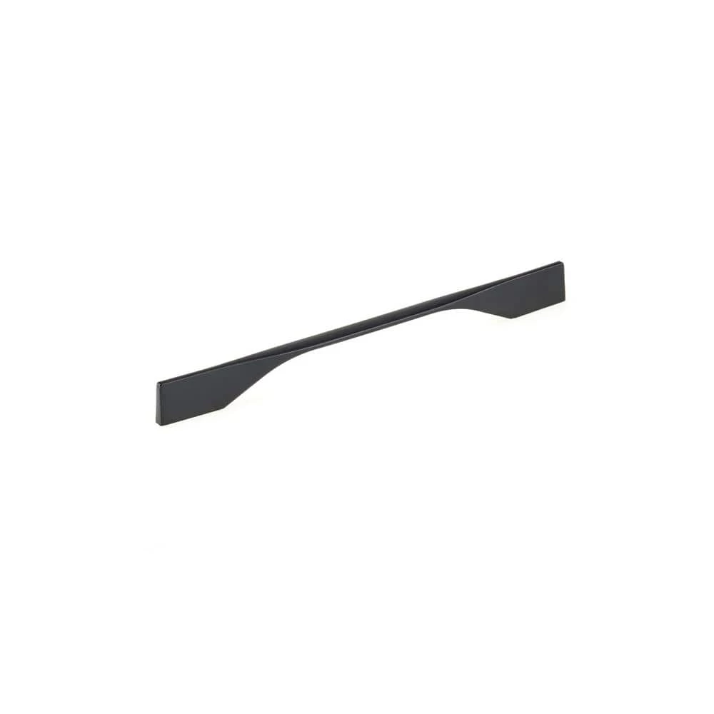 Richelieu Hardware Creston Collection 8-13/16 in. to 10-1/8 in. (224 mm to 256 mm) Center-to-Center Matte Black Contemporary Drawer Pull 3 Richelieu Hardware Creston Collection 8-13/16 in. to 10-1/8 in. (224 mm to 256 mm) Center-to-Center Matte Black Contemporary Drawer Pull