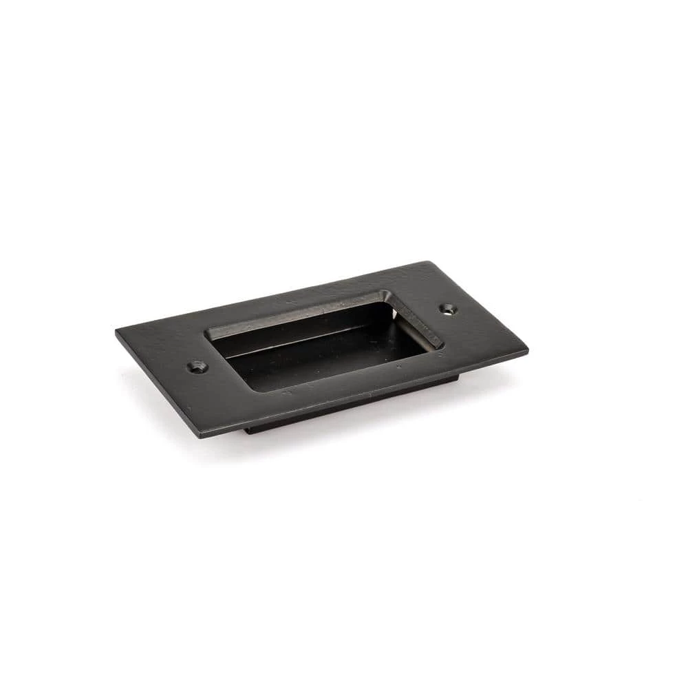 Richelieu Hardware 4-1/16 in. (104 mm) Center-to-Center Matte Black Traditional Drawer Recessed Pull 3 Richelieu Hardware 4-1/16 in. (104 mm) Center-to-Center Matte Black Traditional Drawer Recessed Pull