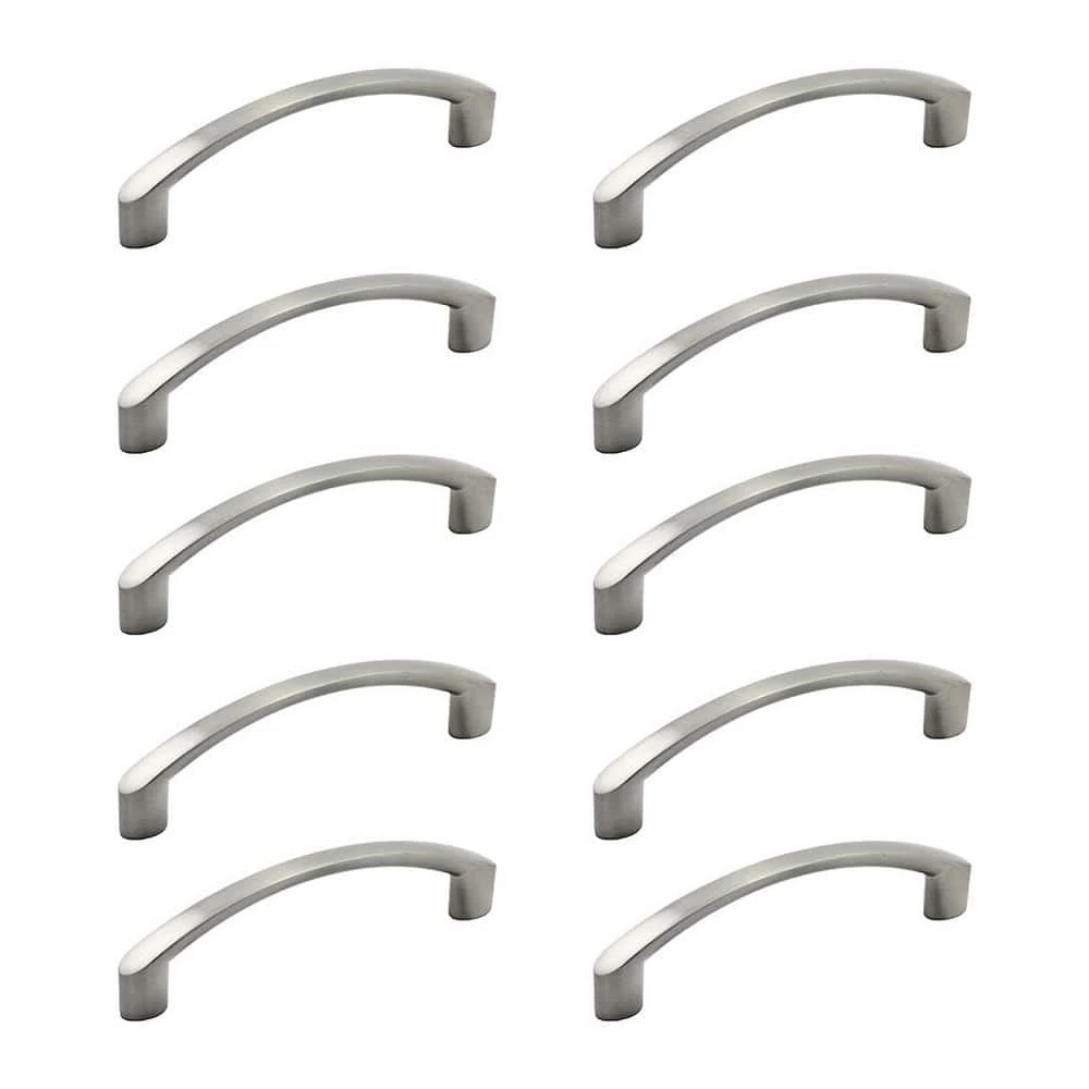 Richelieu Hardware Rockcliffe Collection 3-3/4 in. (96 mm) Center-to-Center Brushed Nickel Contemporary Drawer Pull (10-Pack) 3 Richelieu Hardware Rockcliffe Collection 3-3/4 in. (96 mm) Center-to-Center Brushed Nickel Contemporary Drawer Pull (10-Pack)