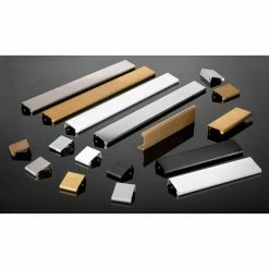 Richelieu Hardware 5-1/16 in. (128 mm) Center-to-Center Matte Black Contemporary Drawer Edge Pull (10-Pack) -Copper Creek Shop richelieu hardware drawer pulls e109696128990 44 1000