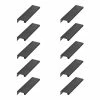 Richelieu Hardware 5-1/16 in. (128 mm) Center-to-Center Matte Black Contemporary Drawer Edge Pull (10-Pack) -Copper Creek Shop richelieu hardware drawer pulls e109696128990 64 1000
