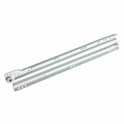 Richelieu Hardware 21-5/8 in. (550 mm) 3/4 Extension Side Mount Nylon Drawer Slide, 1-Pair (2-Pieces)