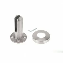 Richelieu Hardware 1/2 in. (12 mm) Glass 316 Grade Stainless Steel Rounded Pool Gate Bracket without Drilling 7 Richelieu Hardware 1/2 in. (12 mm) Glass 316 Grade Stainless Steel Rounded Pool Gate Bracket without Drilling -Copper Creek Shop richelieu hardware fence gate accessories 706sp013170 4f 1000