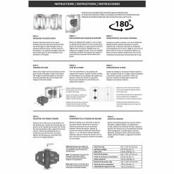 Richelieu Hardware 3-3/8 in. 14 mm x 6-3/4 in. 17 mm Black Polymer Heavy-Duty Gate Hinge (2-Pack) -Copper Creek Shop richelieu hardware fence gate hinges 94250bpyr 4f 1000
