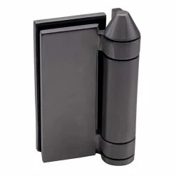 Richelieu Hardware 4-1/2 in. Stainless Steel Adjustable Spring-Loaded Pool Gate Hinge for Right-Hand Wall-to-Glass/Post-to-Glass Mount