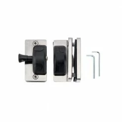 Richelieu Hardware 90° Stainless Steel Glass-to-Glass Magnetic Safety Pool Gate Latch 7 Richelieu Hardware 90° Stainless Steel Glass-to-Glass Magnetic Safety Pool Gate Latch -Copper Creek Shop richelieu hardware fence gate latches slide bolts pglgg090e170 4f 1000