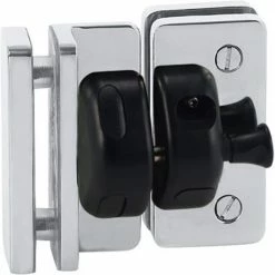 Richelieu Hardware 90° Stainless Steel Glass-to-Glass Magnetic Safety Pool Gate Latch