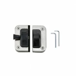 Richelieu Hardware 180° Stainless Steel Glass-to-Glass Magnetic Safety Pool Gate Latch -Copper Creek Shop richelieu hardware fence gate latches slide bolts pglgg180e170 4f 1000