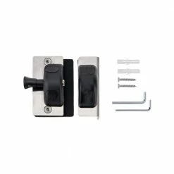 Richelieu Hardware 90° Stainless Steel Glass-to-Wall/Glass-to-Post Magnetic Safety Pool Gate Latch -Copper Creek Shop richelieu hardware fence gate latches slide bolts pglsqpg090e170 4f 1000