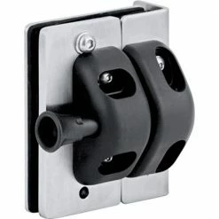 Richelieu Hardware 90° Stainless Steel Glass-to-Wall/Glass-to-Post Magnetic Safety Pool Gate Latch