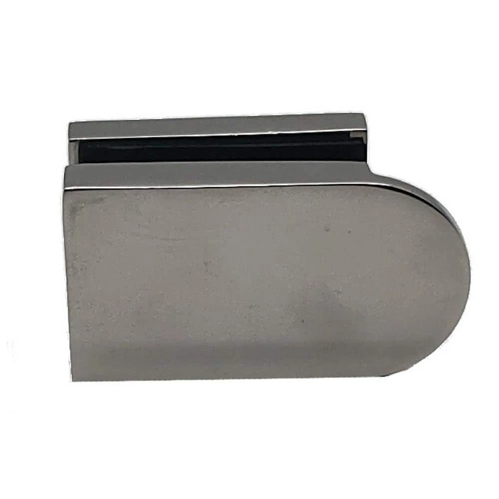 Richelieu Hardware Polished Stainless Steel Glass Pool Gate Door Stop 4 Richelieu Hardware Polished Stainless Steel Glass Pool Gate Door Stop - Image 2