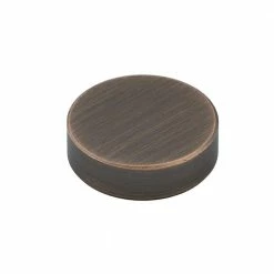 Richelieu Hardware 1 in. (25 mm) Oil-Rubbed Bronze Steel Screw Cover